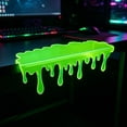 thumbnail image 3 of Acrylic Dripping Shelf Decor 8 Inch Fluorescent Glow Accent, Creative Drop Bookshelf Edge Decoration for Gaming Room Halloween Theme Setup, 3 of 7