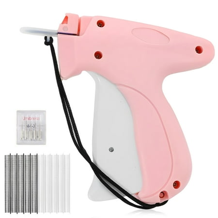 Fine Stitch Gun Stitchy Quick Clothing Fixer for Clothes Micro Tagging Gun for Clothing with 5 Fine Needles & 1000 Pcs Fasteners Mini Speedy Sticky Sewing Gun Hemming Tool-