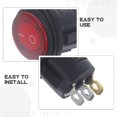 thumbnail image 2 of Miangastore Indoor Use Rocker Switch Pa66 Copper 2Pcs 1.34X0.98X0.98in, 2 of 8