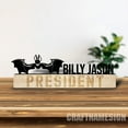 thumbnail image 5 of Craftnamesign Custom Wooden Bat Desk Name Plate, Bat Metal Nameplate for desk, Desk Name Plate, 5 of 5
