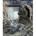 thumbnail image 2 of Tissot, James Jacques 20x23 Gold Ornate Wood Framed with Double Matting Museum Art Print Titled - Mary Magdalene and The Holy Women at The Tomb, 2 of 4