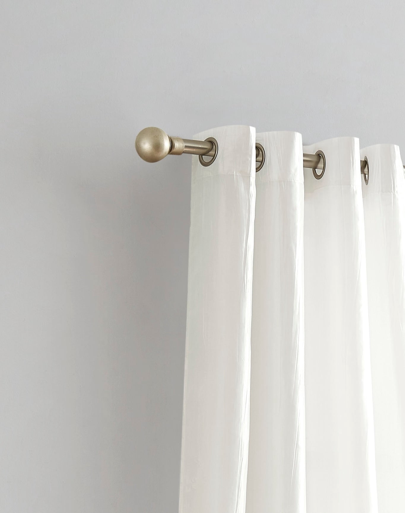 Dainty Home 2-Pack Light Filtering Grommet Curtain Panels, Crushed Taffeta, 54"x84"