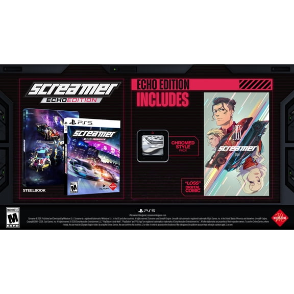 Screamer Echo Edition with Steelbook- PlayStation 5