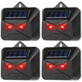 thumbnail image 2 of Afoxsos 4-Pcs Solar Predator Control Light, Animal Repeller for Outdoor with 4 Red LED Light, 2 of 12