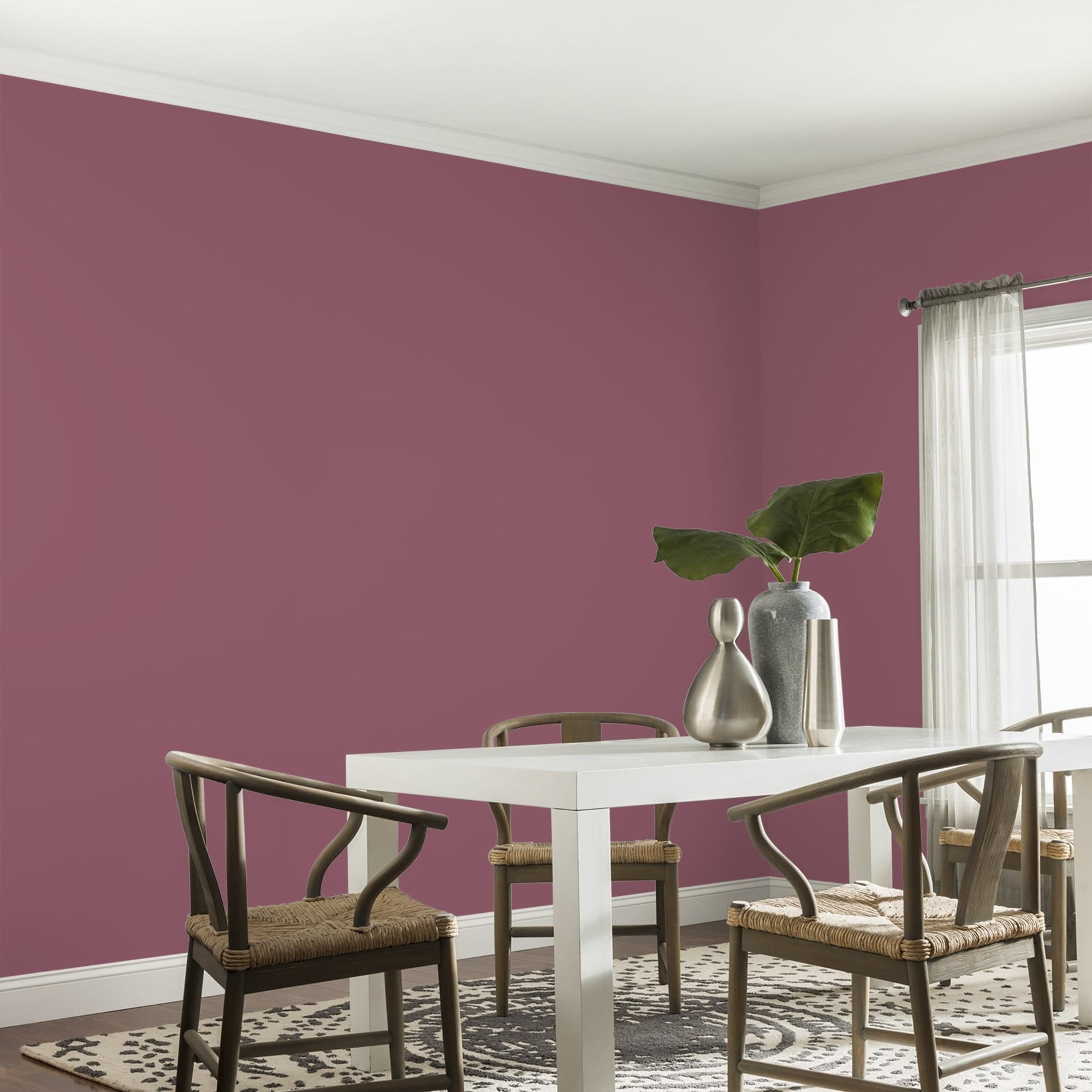 Glidden HEP Cabernet / Purple, Eggshell Interior Paint with Primer, 1 Gallon