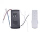 thumbnail image 2 of 6X Reemplazo del Kit de Control Remoto Universal para Ventilador de Techo, 6 Velocidades y Sincronización, Reemplazo Remoto para Luz de Ventilador de Techo CC, 2 of 5