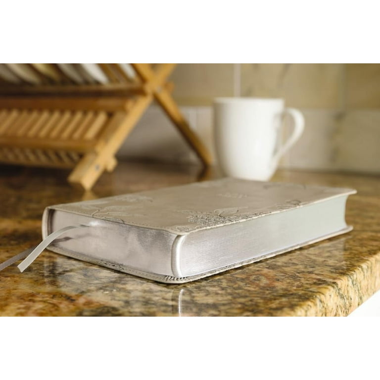 Niv, Compact Center-Column Reference Bible, Leathersoft, Stone