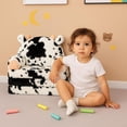 thumbnail image 2 of Silla infantil QIUODO 2 en 1 plegable con piel sintética de conejo (vaca), 2 of 8