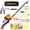 Orange, variant on XYADX Kids Fishing Pole Set Portable Telescopic Kids Fishing Rod and Reel Combo Kit with Tackle Box for Beginners, Pink