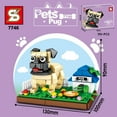 thumbnail image 4 of MesaSe Building Block  Dog Micro Mini Block Dogs Building Animal Set DIY 3D Block Toy Building Blocks for Kids Or Adult 207Pieces, 4 of 4