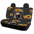 thumbnail image 2 of Pzuqiu Car Seat Covers Full Set Car Interior Decor, Compatible with Van Seats Auto Seats, Front and Rear Seat Cover Set Fit for Sedans Trucks Vehicle Decor, 2 of 10