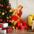 thumbnail image 4 of Electric Santa Climbing Rope Decoration, Climbing Santa with Music, Battery Operated Climbing Santas Claus, Funny Musical Christmas Tree Ornament, Holiday Decoration Gift(1PC), 4 of 8