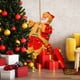 thumbnail image 4 of Adorno de Papá Noel con escalera | Figura navideña con música y cuerda | Decoración navideña para el árbol de Navidad, regalo para niños, hogar, chimenea, jardín, decoración de temporada, 4 of 7
