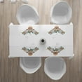 thumbnail image 3 of Ambesonne Antlers Place Mats Set of 4, Deer Head Floral Ethnic, Standard Size, Tan Green Teal, 3 of 4