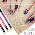 thumbnail image 4 of 10 cabezales de esponja redondos reemplazables para manicura, pincel degradado, pulidor de gel UV y herramientas para decoración de uñas., 4 of 5