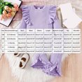 thumbnail image 4 of ZIXKCGDSE Baby Girl Clothes Cotton Ruffle Sleeve Tops and Flare Pants Fashion Fall Outfits Size 2-3 Months, 4 of 5