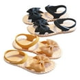 thumbnail image 3 of Baby Sandals Summer Baby Girls Solid Color Soft Sole Shoes, 3 of 6