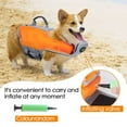 thumbnail image 3 of Dog Swim Safety Vest Life Jacket Preservers Reflective Inflatable Rescue L, 3 of 5
