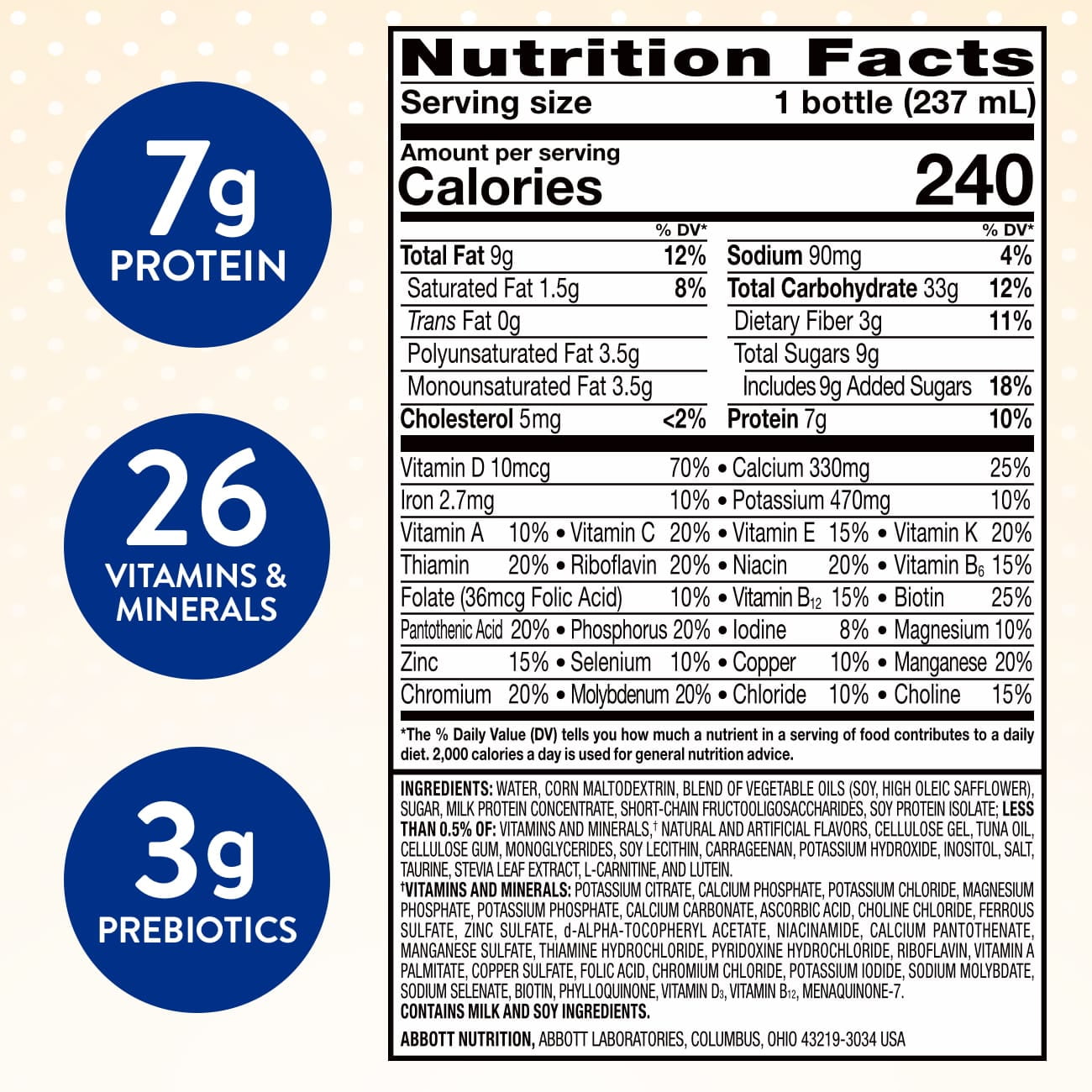 MomCare by Similac Prenatal & Postnatal Nutrition Shake, 4 Bottles, 8-Fl oz Each