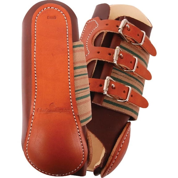 Classic Equine Leather Splint Boot with Buckles