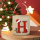 thumbnail image 1 of Saco de Papá Noel con letras navideñas para niños, juguete de Navidad, bolso de mano, cubo para niñas, bolsa de regalo elaborada, un regalo para ella, 1 of 4