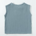 thumbnail image 5 of THDHVS Toddler Tank Tops Boys,Kids Tank Tops for Boys,Boys Tank Tops Athletic Sleeveless Crewneck T-Shirts Kids Undershirts Blue 5-6 Years, 5 of 7