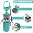 thumbnail image 5 of Recogedor de Desechos para Mascotas, Recogedor Portátil de Heces para Perros con Pala de Seis Garras y Dispensador, 5 of 5
