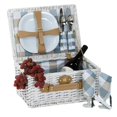 thumbnail image 1 of Boothbay 2 Person Picnic Basket, White, 1 of 1