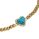 thumbnail image 3 of LuckyLy Pulseras Mujer Oro 14k con Piedras Naturales, Brazalete de Acero Inoxidable con Baño Oro 14k – Joyería ideal como Regalos para Mujer San Valentín y Regalos para Mamá Navidad, turquesa Unitalla, 3 of 7