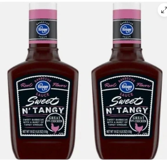 Sweet & Tangy Barbeque Sauce (2 bottles, 18oz each bottle)
