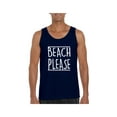 thumbnail image 1 of MmF - Men's Tank Top for Men, up to Men Size 3XL - Beach Please, 1 of 5