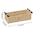 thumbnail image 3 of zhangmingg Woven Wicker Home Storage Organizer for Bathroom and Countertop Paper Towel Holder, 3 of 5