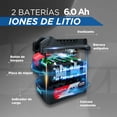 thumbnail image 2 of Kit con batería de 6.0Ah y cargador rápido 20V DongCheng, 2 of 9