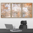 thumbnail image 2 of wall26 Framed Canvas Print Wall Art Set Grey &amp; Brown Grunge Brushstrokes Abstract Shapes Illustrations Modern Art Chic Colorful Multicolor Ultra for Living Room, Bedroom, Office - 24"x36&quo, 2 of 5