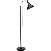 CO-Z Industrial Black Floor Lamp Farmhouse 65 Inches, Adjustable Rustic Floor Task Lamp in Aged Bronze Finish, Standing