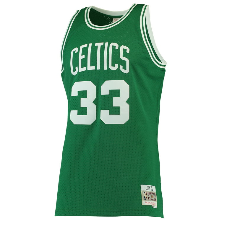  Larry Bird Boston Celtics Mitchell and Ness Men's Green  Throwback Jesey : Sports & Outdoors