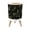 Color 2, variant on Small Trash Can with Lid Aged Copper Patina Blue Green Rust Tones 1.8 Gallon Dog Proof Trash Can Round Garbage Can Waste Bin Wastebasket for Bathroom Bedroom Living Room