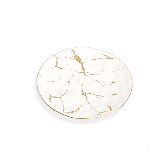 Classic Touch 6.75¨ Dessert Plates with Design, Set of 6