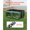 thumbnail image 4 of VEVOR Bassin à Poissons en Toile hors Sol Réservoir de Koi 126,8 Gal avec Panneau de Visualisation Transparent, 4 of 9