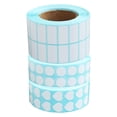 thumbnail image 2 of KAKOWELY 3 Rolls Blank Sticky Labels Blank Label Sticker Classification Label Stickers Tabs Stickers,0.43X"X0.39"X0.04", 2 of 4