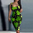 thumbnail image 1 of WILLBEST Fondos para Vestidos de Mujer Vestido Informal Sexy sin Mangas con Cuello Redondo y Estampado para Mujer Grande​​, 1 of 3