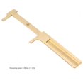 thumbnail image 1 of Dioche Compact Copper Vernier Caliper, Portable Vernier Caliper, For Measure Gauge DIY Tool, 1 of 8