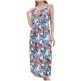 thumbnail image 4 of ZHUGeLI 4th of July Outfits for Women, Summer Family Matching Lady Clothes Sleeveless Independence Day Casual Woman Dress Up to 50% off, 4 of 7