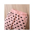 thumbnail image 6 of Elippeo Newborn Infant Clothes 3M 6M 9M 12M 18M 24M Toddler Baby Girl Valentines Day Outfit Long Sleeve Heart Print Sweatshirt Pants Set Headband, 6 of 8