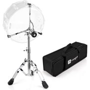 Heavy-Duty Snare Drum Stand for 10" to 14" Snare Drum & Drum Pad with Bag | Double-Braced Stand, Height Adjustable, Ultra Sturdy, Reimforse Adjust Knob, Convenient Carry Bag