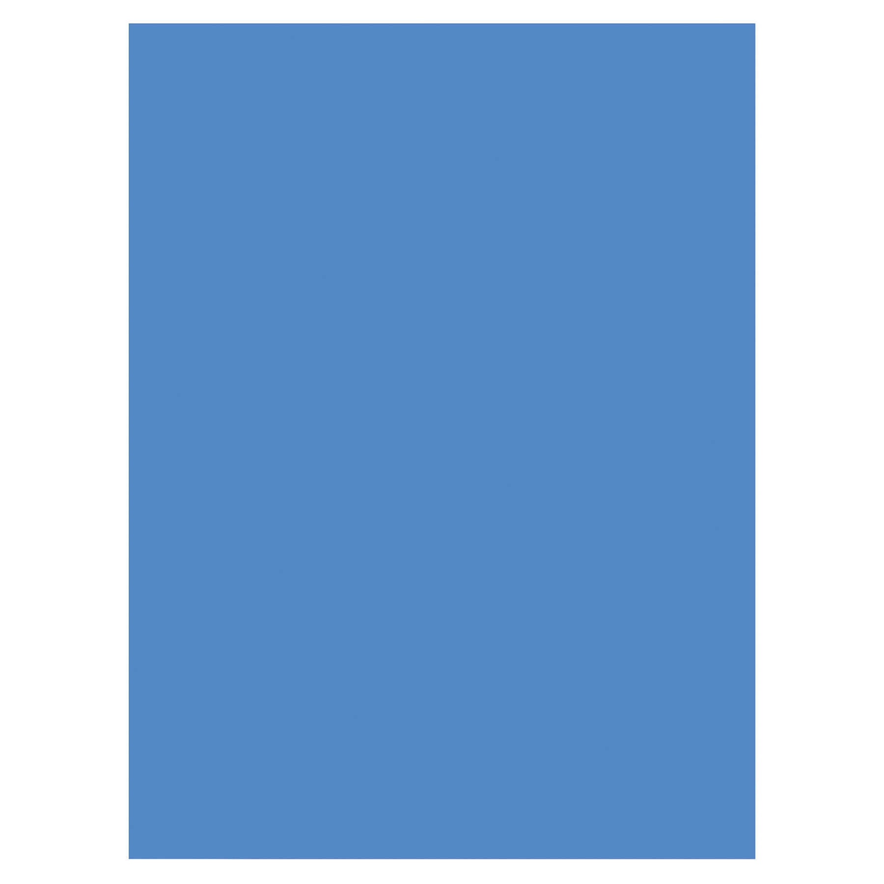Prang Construction Paper, Medium Weight, Bright Blue, 9" x 12", 50 Sheets Per Pack, 10 Packs