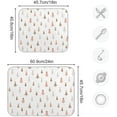 thumbnail image 3 of Rustic Cowboy Dish Drying Mat for Kitchen Counter Western Desert Cactus Drying Mats Super Absorbent Reversible Microfiber Kitchen Countertop Protector Dishes Pad Large 18x24 inch, 3 of 6