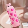 thumbnail image 1 of Wzzjkit Tasse Isolée en Acier Inoxydable avec Paille Tasse à Thé au Lait Tasse à Café Ensemble de la Saint-Valentin Tasse de Sport Portable avec Poignée, 1 of 6