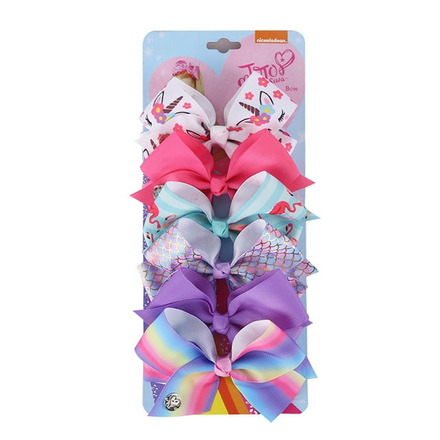 Coofit 6 Pcs Pinces à Cheveux Mode Nœud Mignon Barrettes Accessoires pour Cheveux