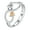 Beige, variant on Twelve Birthstones Anti Anxiety Decompression Rotating Ring Decompression Ring Birthday Gift for Her Minimalist Crystal Ring Twelve Birthstones Rhinestone Ring (Pink )